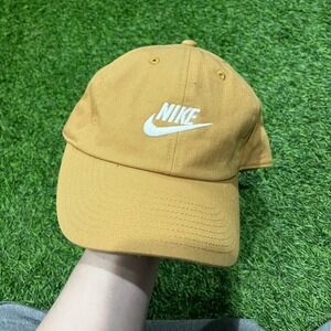 NWOT Nike Tan Strapback Hat